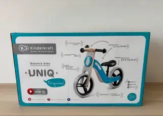 Kinderkraft UNIQ – tyrkysové odrážedlo, nové v krabici