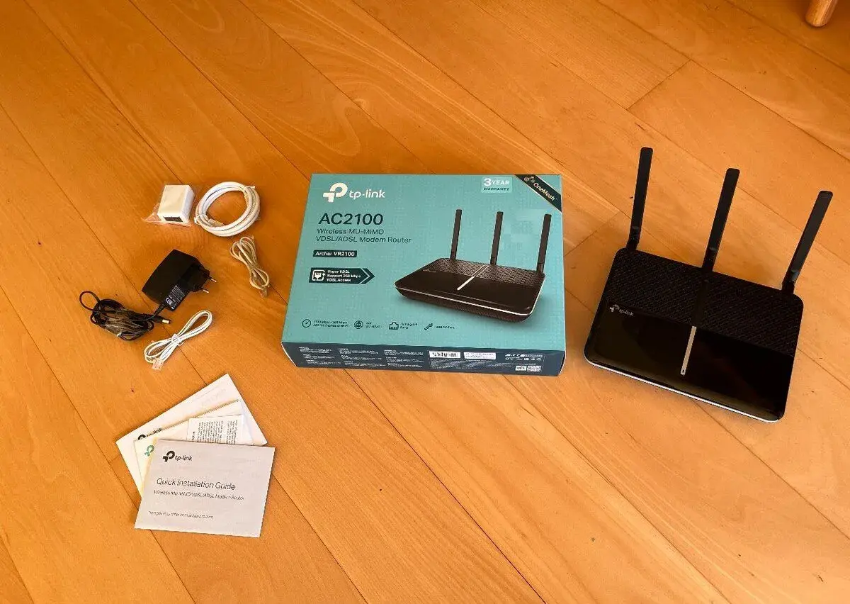 TP-LINK Archer VR2100 – VDSL/ADSL modem a router (doklad)