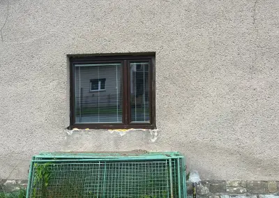 Okno tmavý dub
