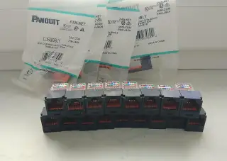 Panduit CJ588BLY Mini-Com modul black (použitý) 23ks