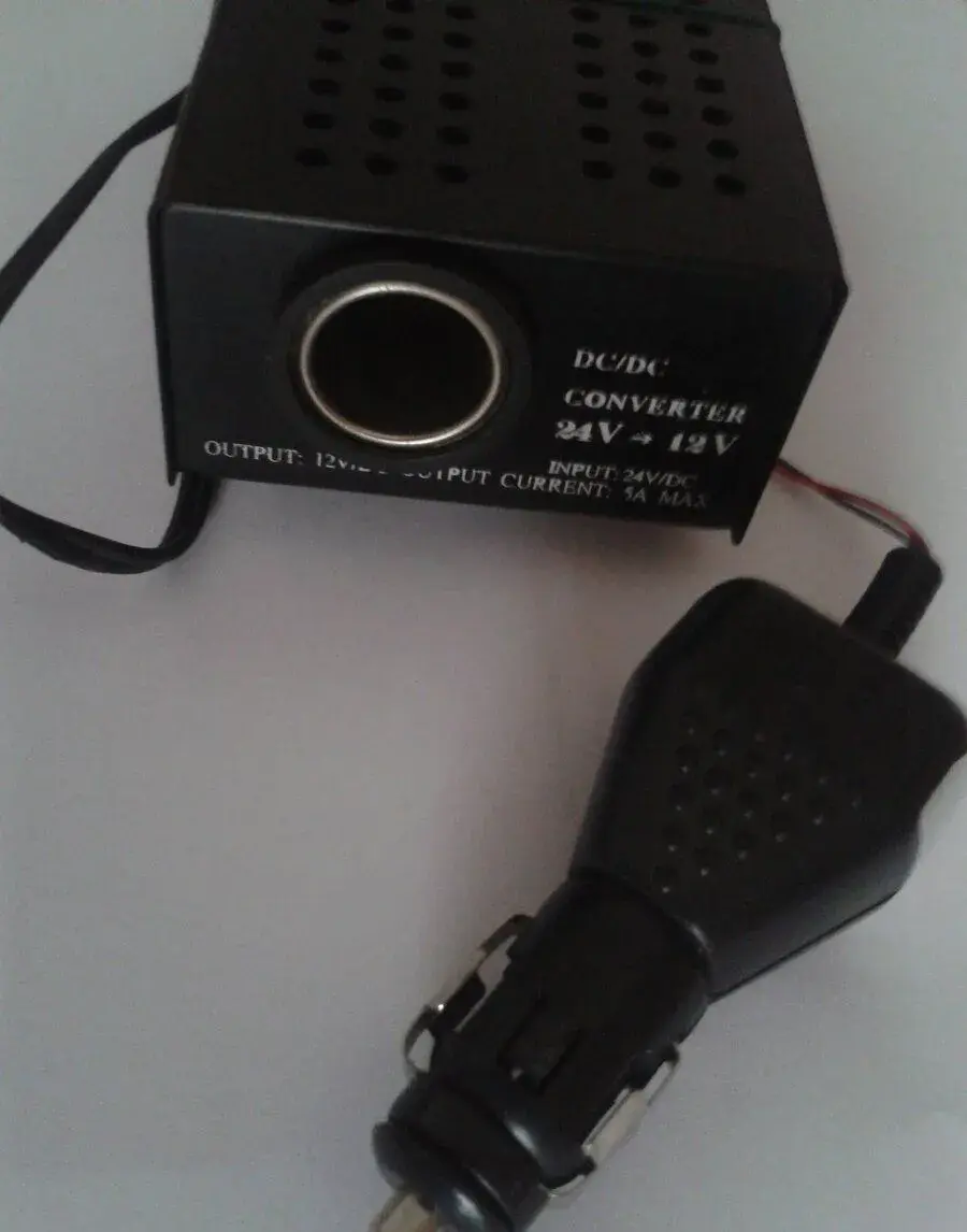 Převodník 24v na 12v 5A v autoinstalaci 24V