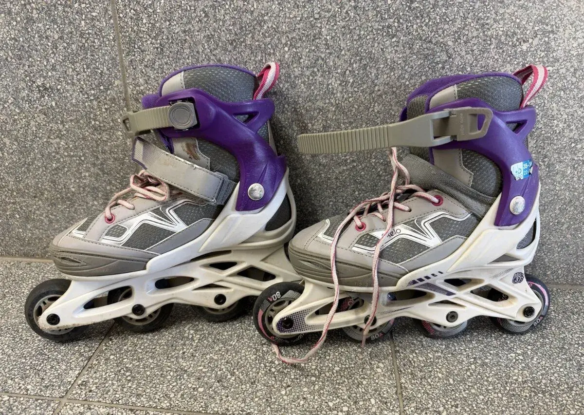 Dívčí inline brusle Oxelo Fit3 Jr, nastavitelné vel. 35–38