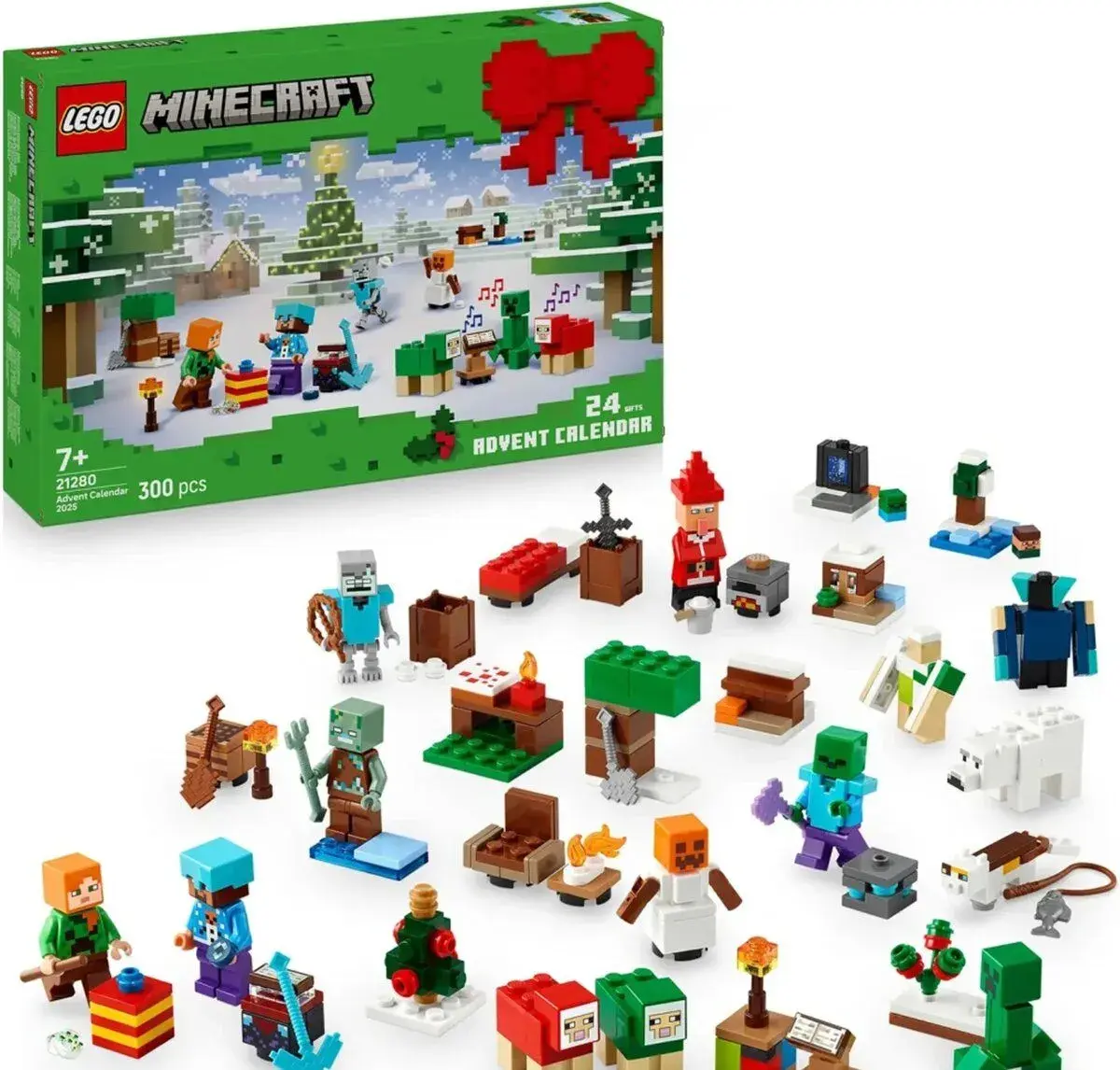 Lego Minecraft adventní kalendář 21280