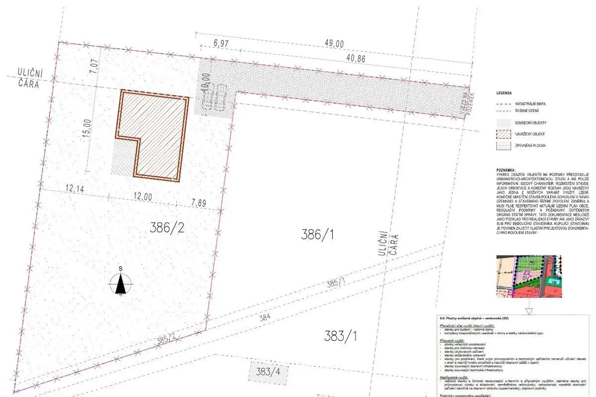 Stavební pozemek 1 981 m² na prodej | Lhota pod Libčany