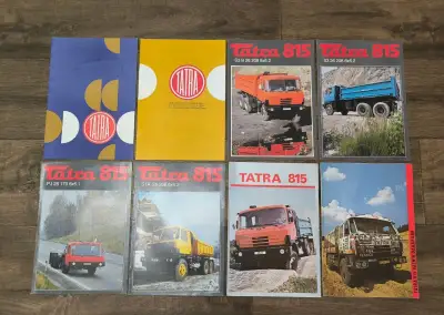 Retro prospekty, katalogy, plakáty TATRA - ČSSR