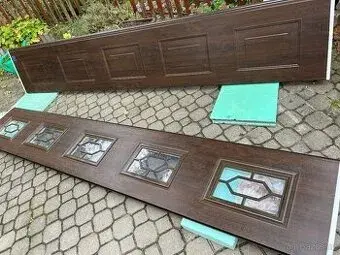 Zánovní garážové panely Hörmann LPU 40 + nové kování. .