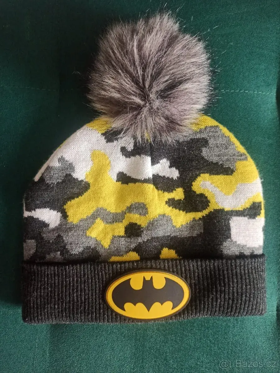 Zimní čepice kluk Batman 8-12let