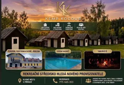 Rekreační středisko,kemp,penzion,letní tábory, ubytování