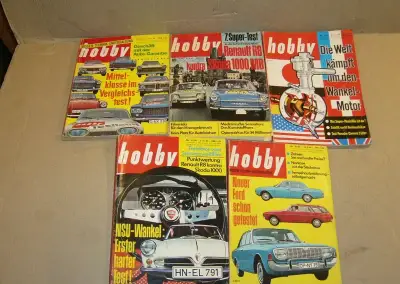 Časopisy Hobby v němčině - retro