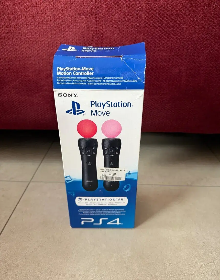 PS4 Move pohybový ovladač 2x, OVP