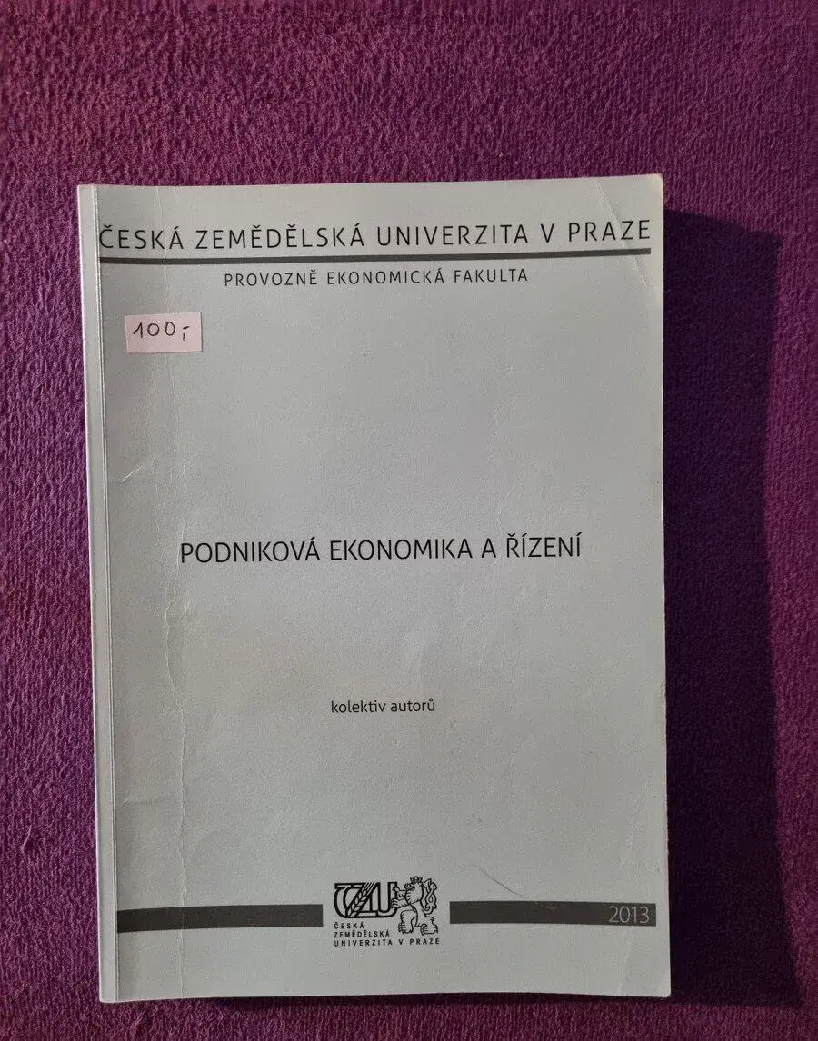 Ekonomika - Podniková ekonomika a řízení