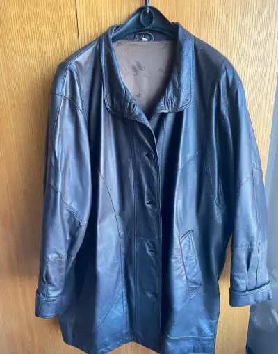 Kožené sako delší /parka/