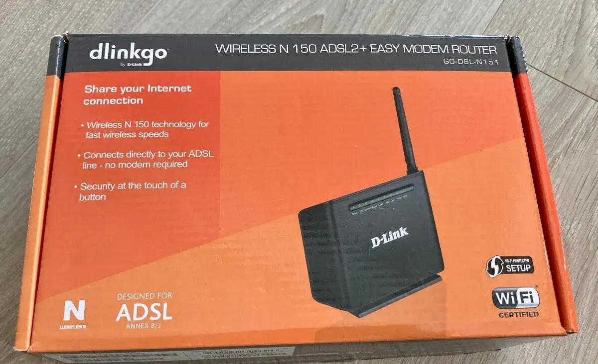 DSL router D-link wifi AP