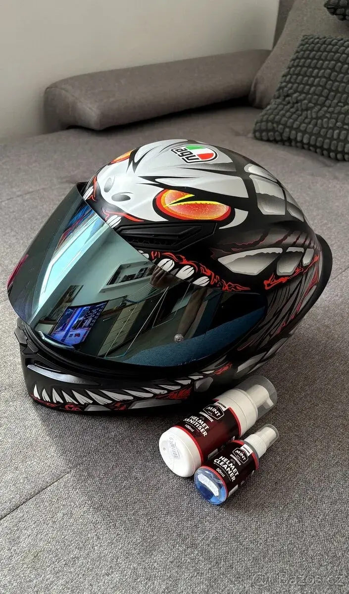 AGV K1 S Lyzard L – moto helma | iridium + čiré plexi