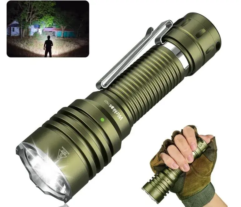 svítilna Wurkkos TS23, 5000L, USB, LED, 5000 mAh