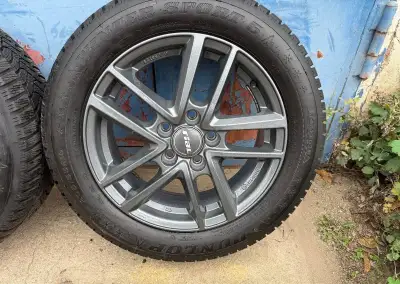 ALU RIAL 16" 5x112 Top stav + špičkové zimní pneu Dunlop