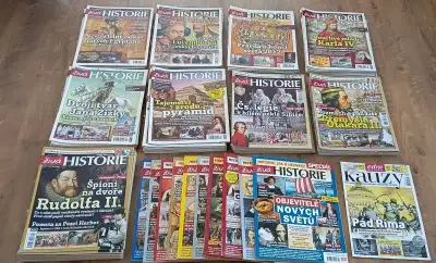 119x časopis Živá historie – ročníky + speciály +2x pořadač