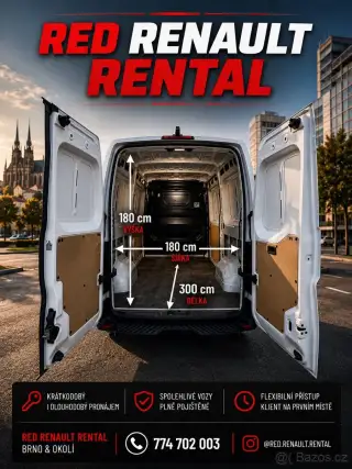 Pronájem Vozu Renault Master Red
