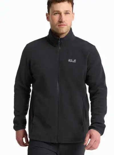 JACK WOLFSKIN- SILNÁ FLEECE MIKINA XL-XXL BLACK