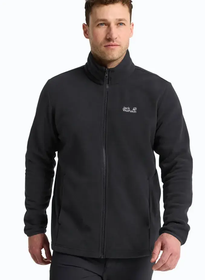 JACK WOLFSKIN- SILNÁ FLEECE MIKINA XL-XXL BLACK