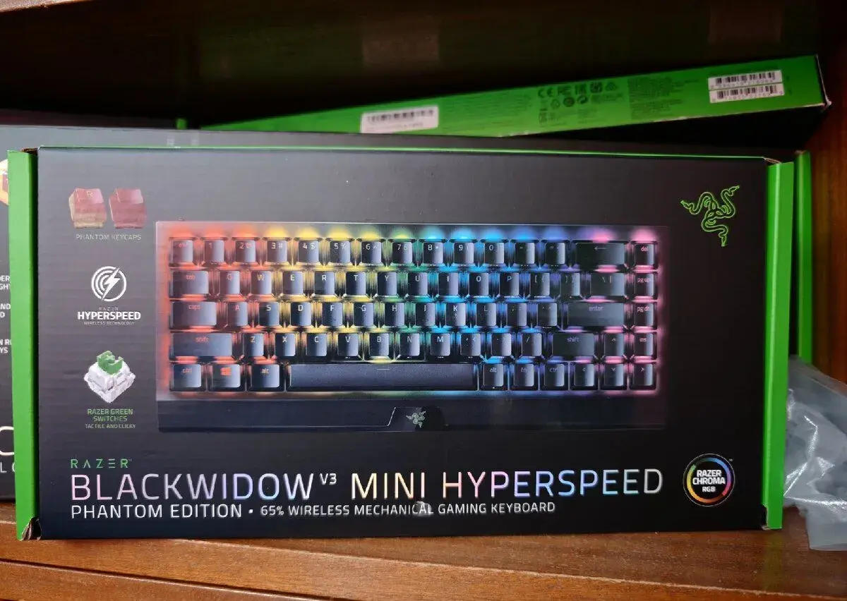 Razer BlackWidow V3 Mini HyperSpeed Phantom, Green