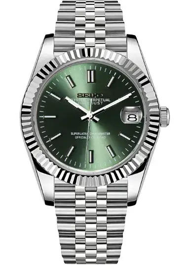 Custom Seiko Mod olive green