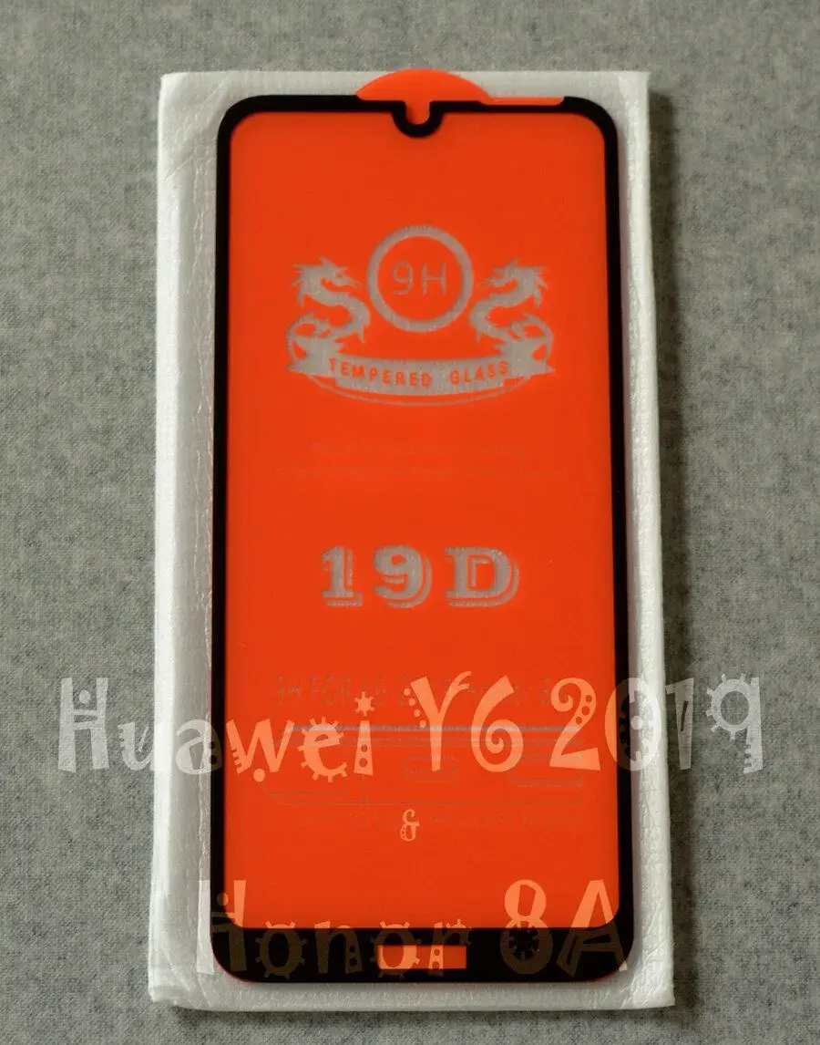 19D tvrzené sklo Huawei Y6 2019 / Honor 8A