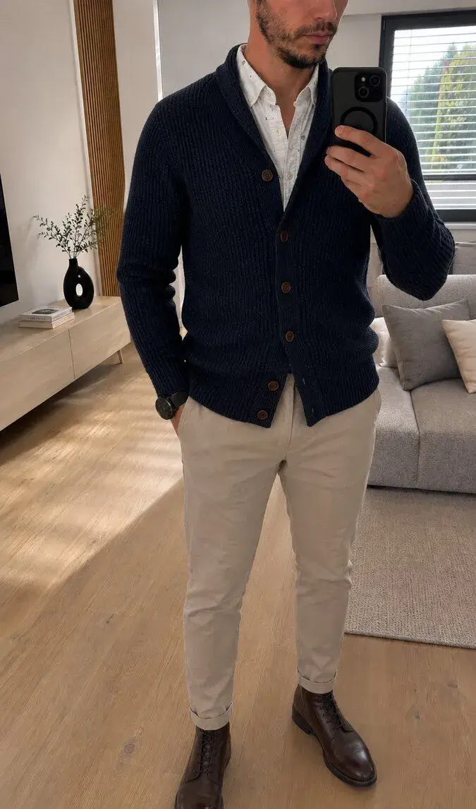 Tmavě modrý svetr Tommy Hilfiger