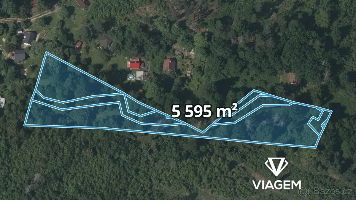 Zahrada 5 595 m², Podíl 14 % o výměře 692 m²