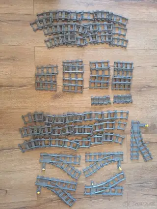 Mix kolejí 68ks (lego lidl)