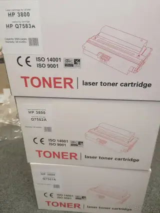 Barevné tonery HP 503A - Q7581A,Q7582A,Q7583A - nové
