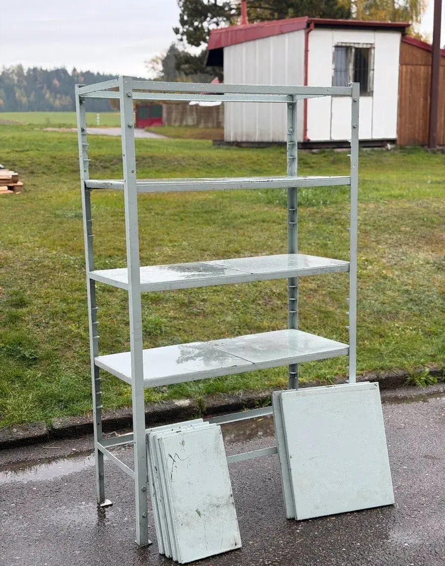 Kovový regál 202x120x55 nosnost až 1250kg