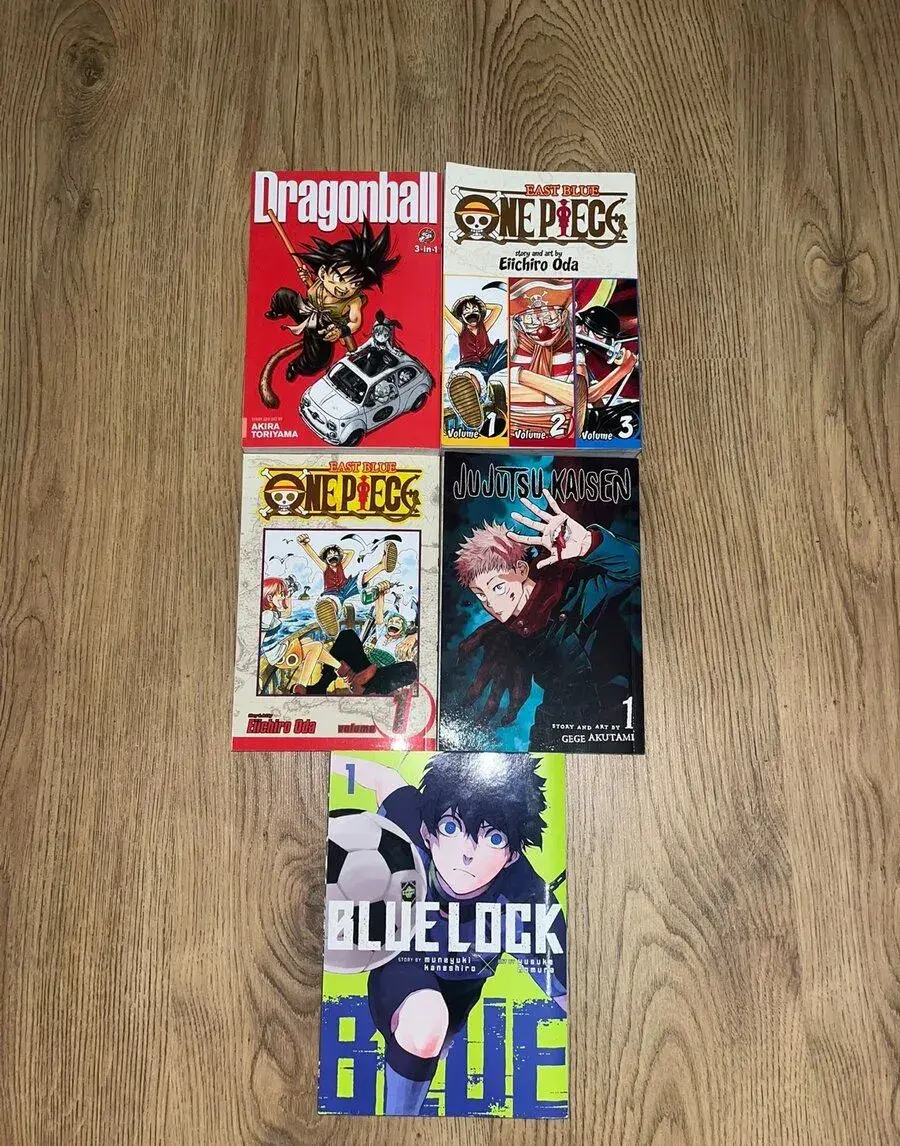 Manga komiksy v angličtině - velmi dobrý stav