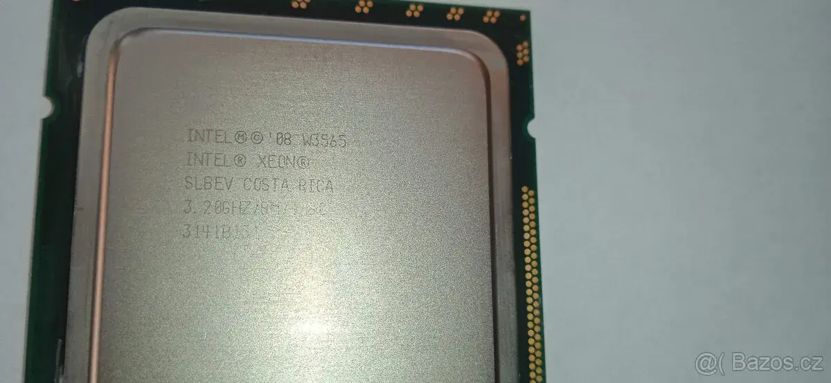 cpu Intel Xeon W3565 čtyřjádrový procesor, socket LGA 1366