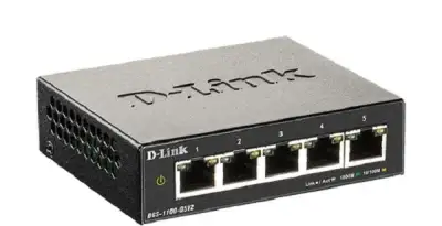 D-Link DGS-1100-05V2 5-port Gigabit Smart Managed switch