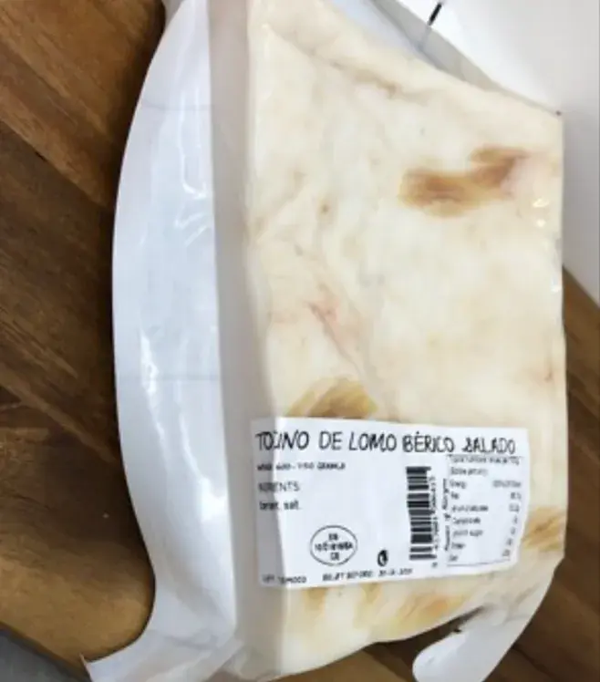 Ibérico vysoké sádlo s kůží.
