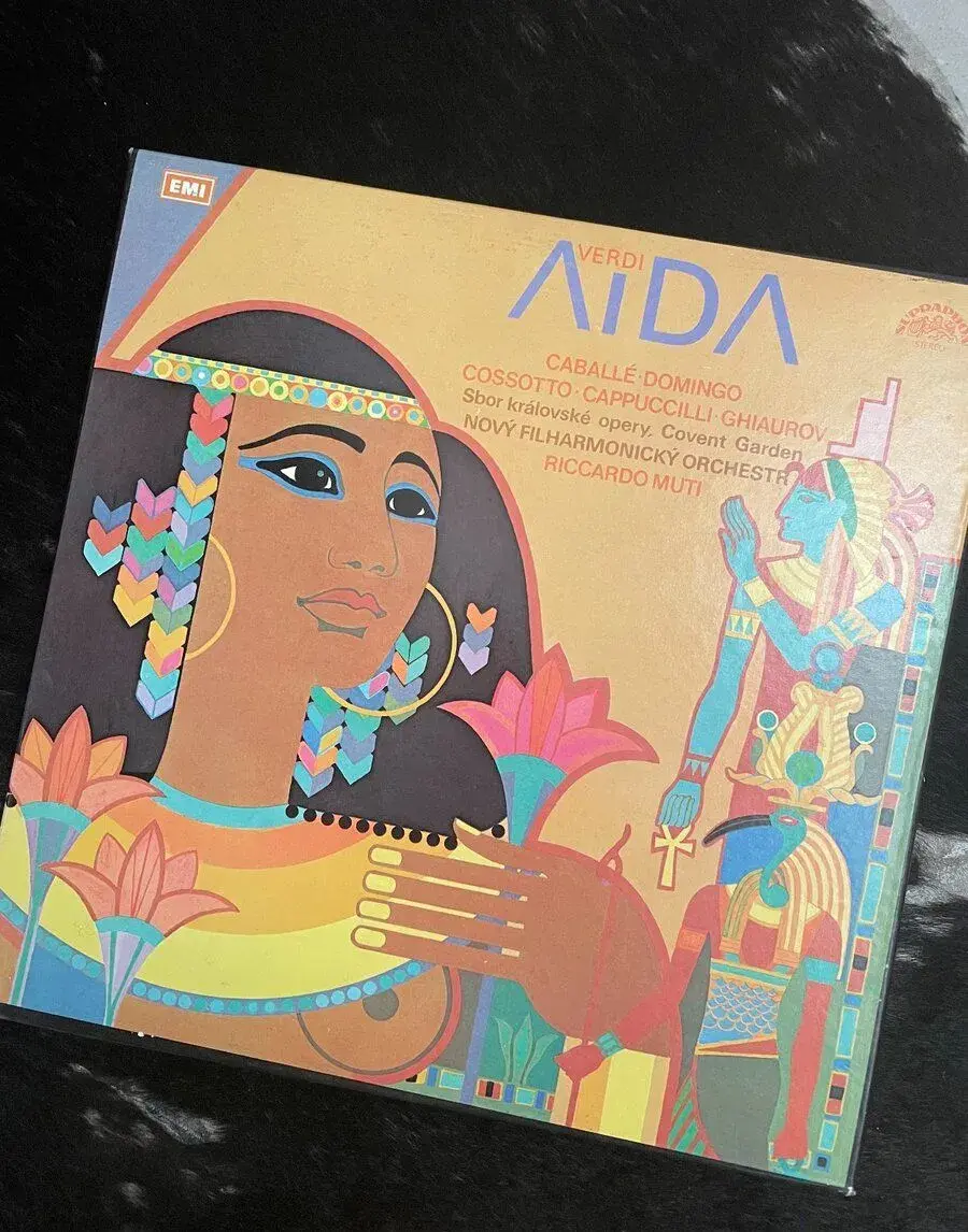 Giuseppe Verdi – Aida – 3LP box EMI / Supraphon 1985