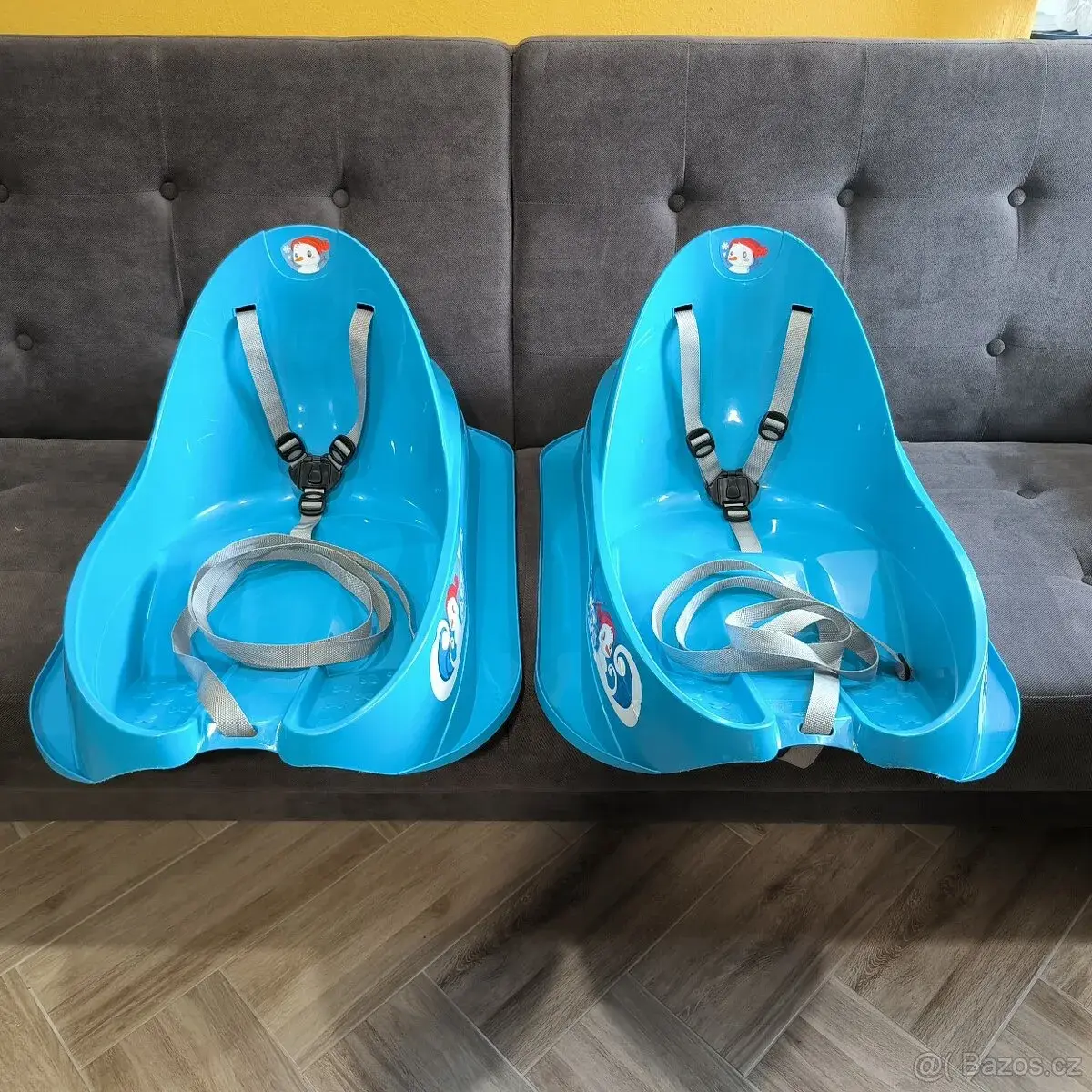 Detske boby pro nejmensi Decathlon 2ks modre