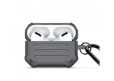 Pouzdro na sluchátka AirPods Pro, silikon, Gray/šedá