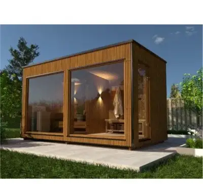 Sauna Marivox, venkovní finská sauna, zahradní sauna