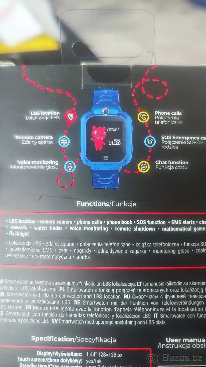 dětské chytré hodinky Maxlife MXKW-300.