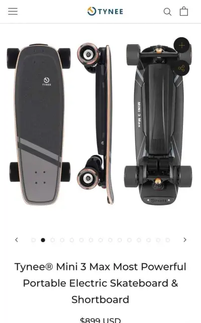 TYNEE MINI 3 MAX – VÝKONNÝ ELEKTRICKÝ SKATEBOARD / 6000 W