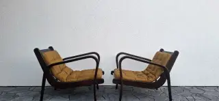 Křesla Koželka Kropáček po renovaci 2ks