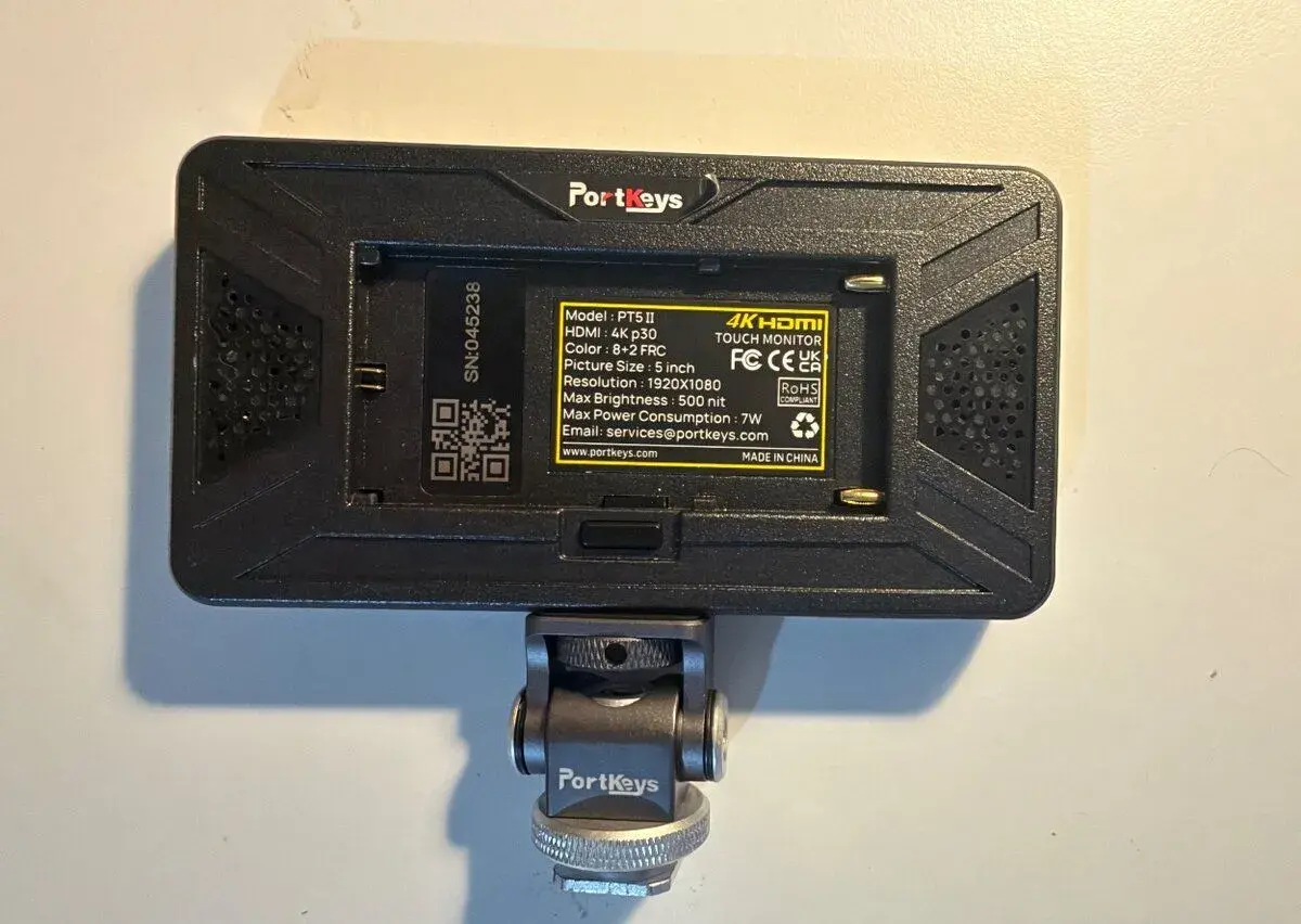 Portkeys PT5 II 5″ Small HDMI monitor