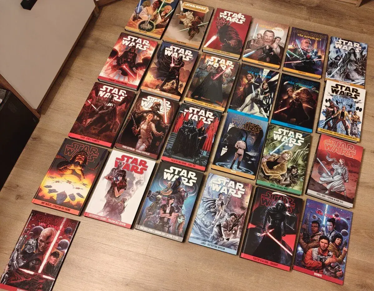 Kompletní edice komiksů Star Wars Egmont (25 knih)