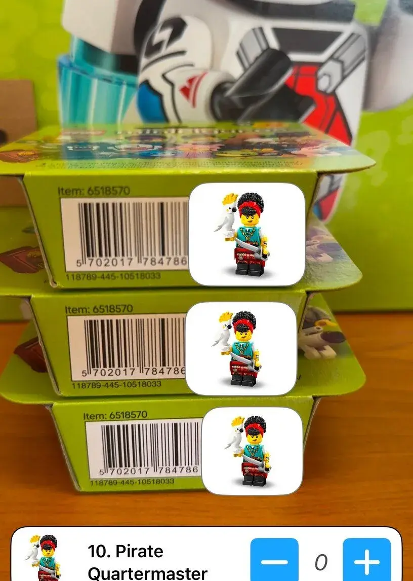 LEGO 71048 Minifigures Pirátka Pirátská Velitelka