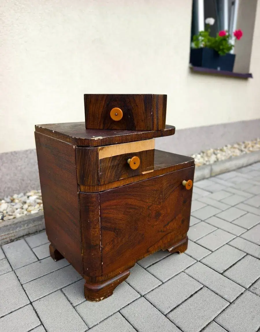 Starožitný noční stolek/ komoda K renovaci