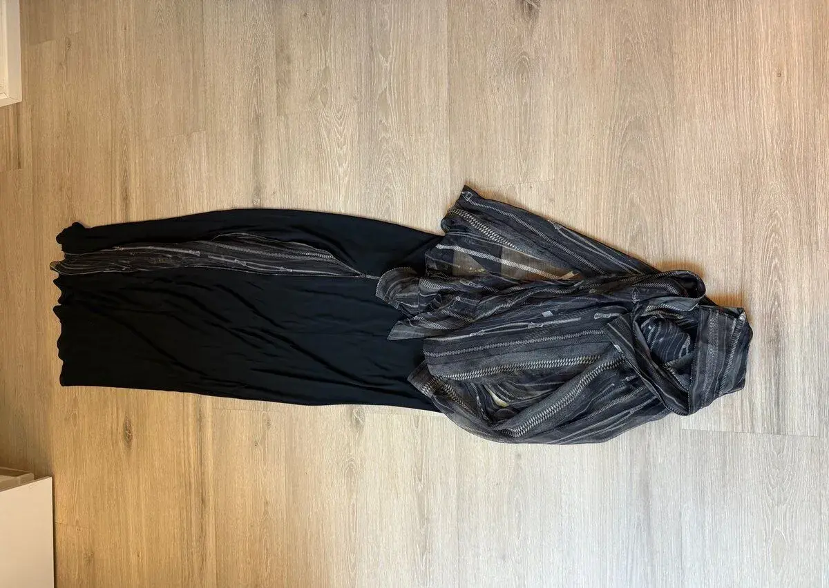 Jean Paul Gaultier Femme – archivní vintage multi-zip šaty