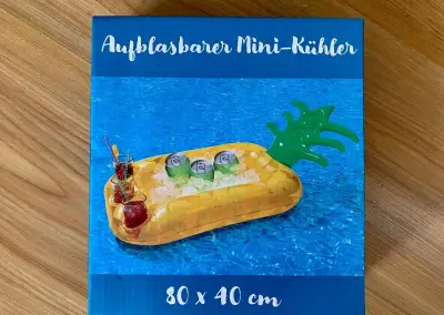 Nová nepoužitá party nafukovací minichladnička 80x40 cm