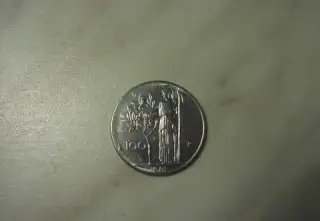 100 lir mince italská
